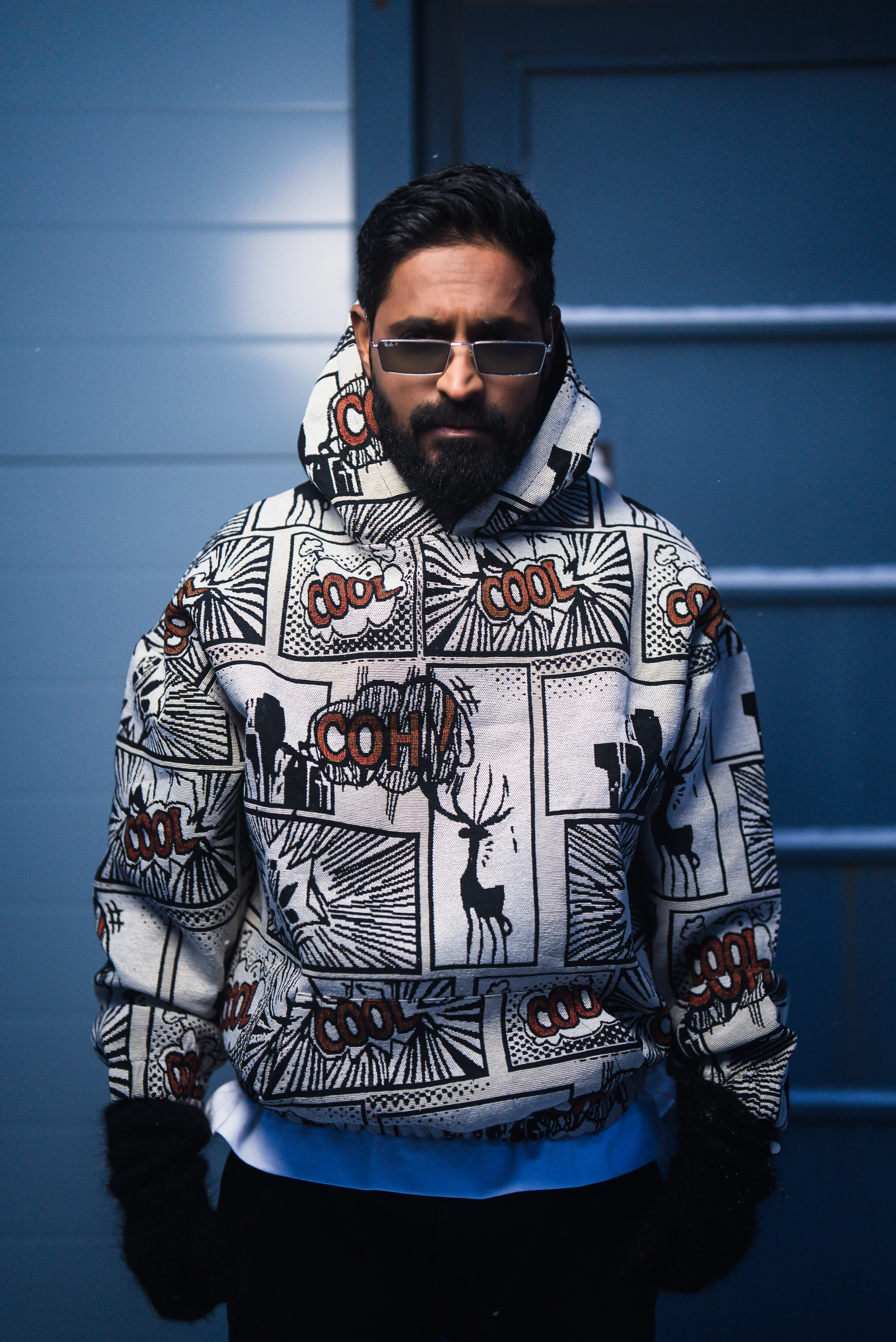 DRVN "INKC" JACQUARD HOODIE - Image 7