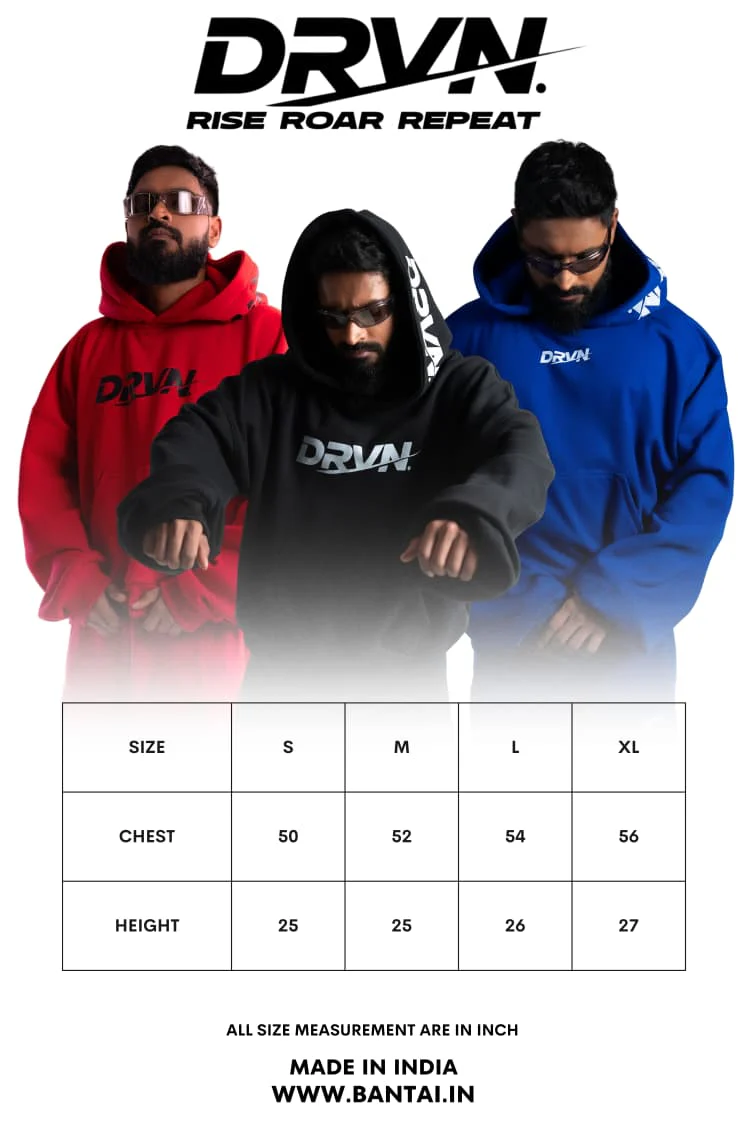 DRVN BLOODLINE RED HOODIE - Image 3