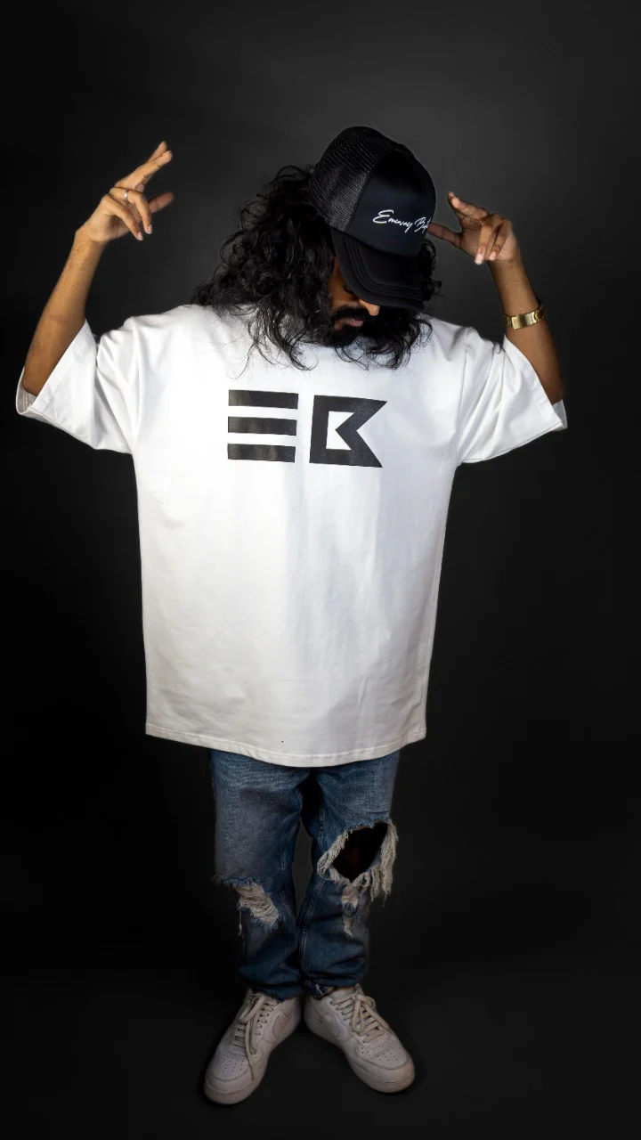 EB BIG LOGO WHITE T-SHIRT - Image 4